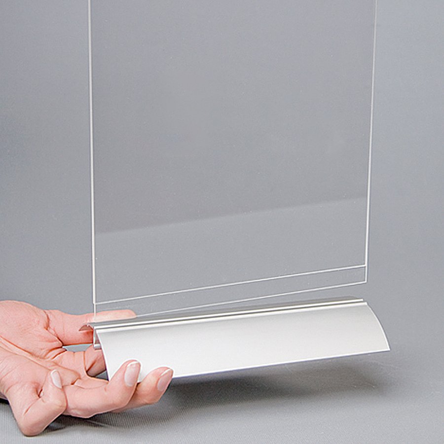 Swing Wing Men&uuml;kartenhalter vertikal - M65 Flyer - 9,9 x 21 cm