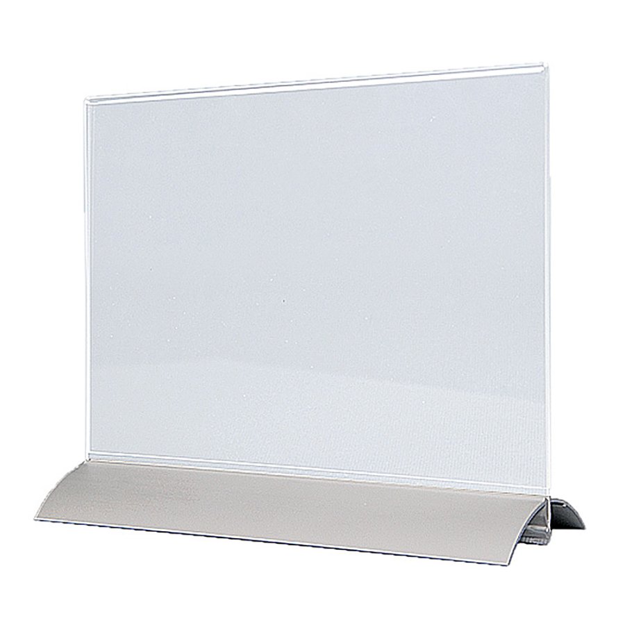 Tischaufsteller SwingWing, horizontal, A5 - 14,8 x 21 cm