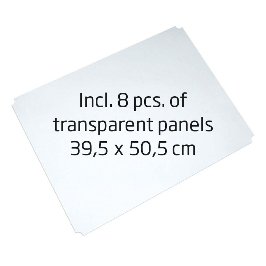 Cirkel Messetisch mit Koffer