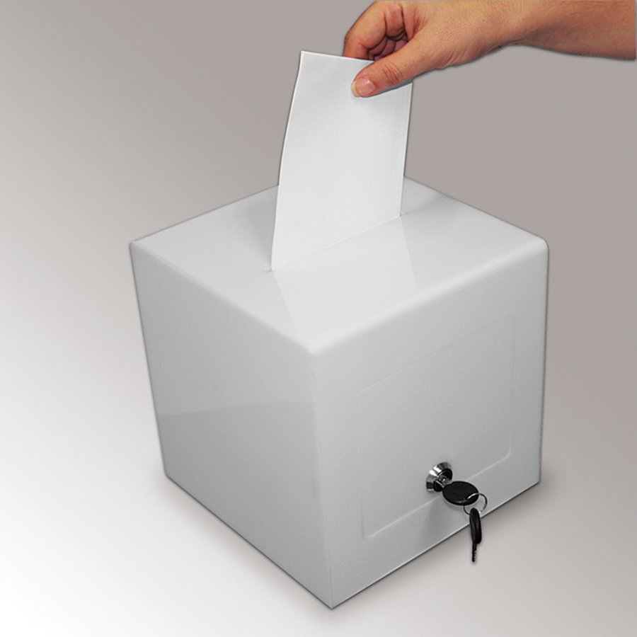 Abstimmbox - Wei&szlig;