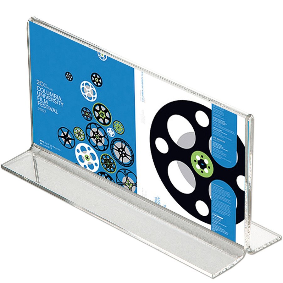 T - Men&uuml;kartenhalter horizontal - M65 Flyer - 9,9 x 21 cm