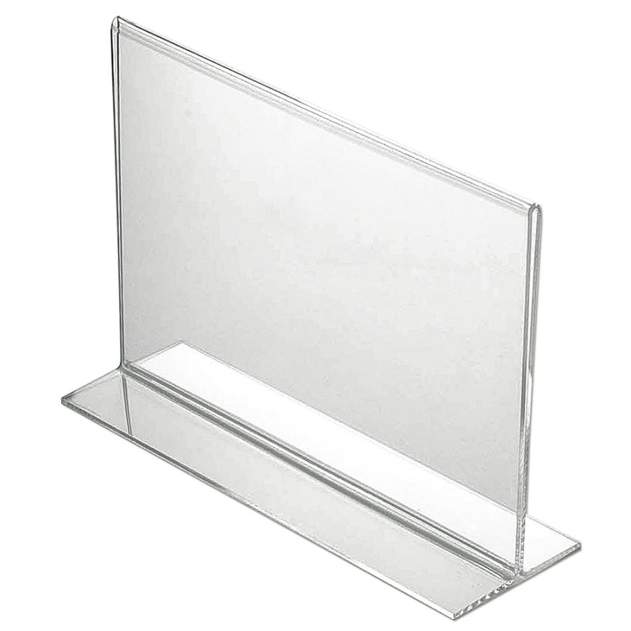 T - Men&uuml;kartenhalter horizontal - A5 - 14,8 x 21 cm