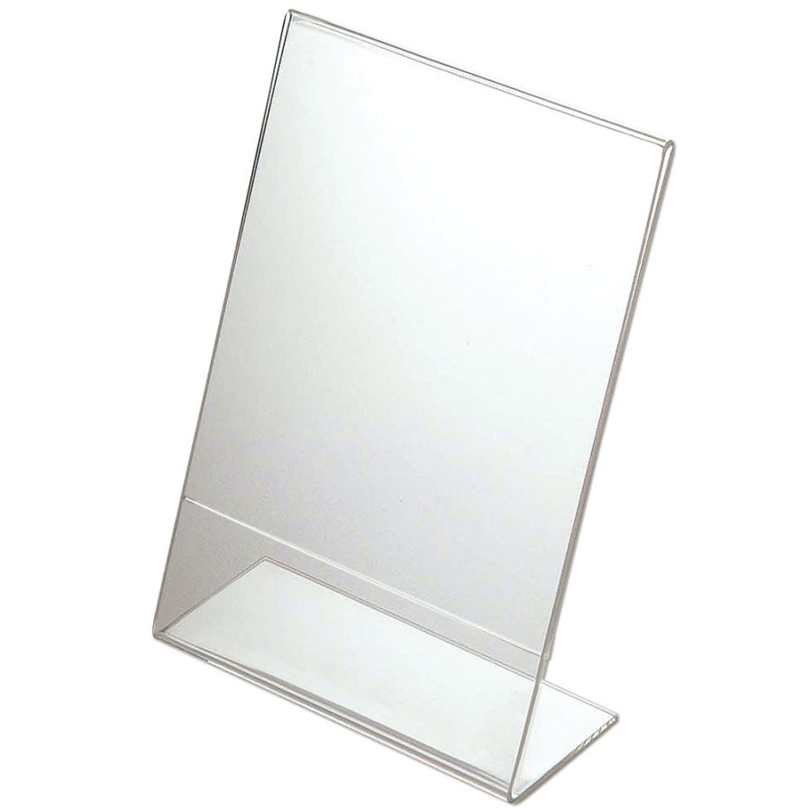 L - Men&uuml;kartenhalter vertikal - A4 - 21 x 29,7 cm