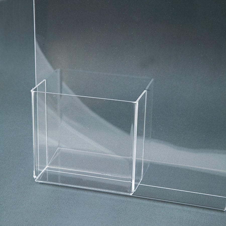 L - Men&uuml;kartenhalter A4 mit Visitenkartenhalter - vertikal