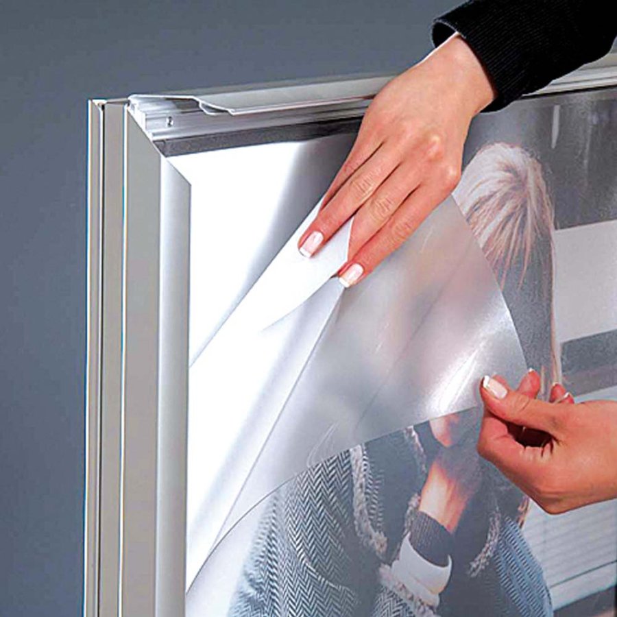 PET-Frontplatte ohne Magnet, &Uuml;bergr&ouml;&szlig;e - 53 x 73 cm