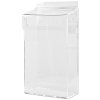 Outdoor-Prospekthalter box aus Acryl, vertikal, M65 tief #1