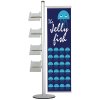 Bannerdisplay, MultiStand, einseitig, 4 A4-Regale, Banner, 40 cm #1