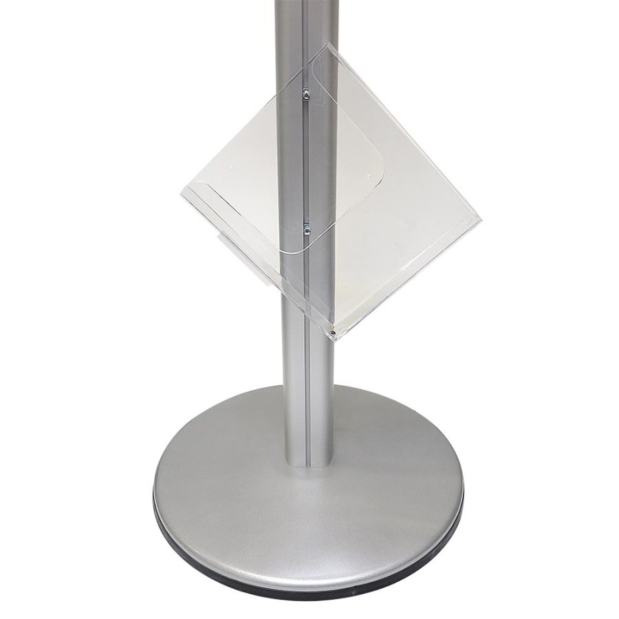 Multist&auml;nder Prospekthalter einseitig - 4xA4 - 21x29,7 cm