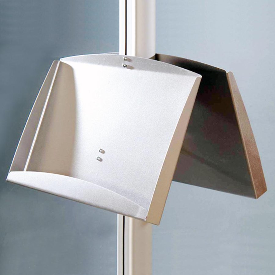 Multi Stand Infost&auml;nder Doppelseitig - 6xA3 - 29,7x42 cm gro&szlig;e Stahlregale