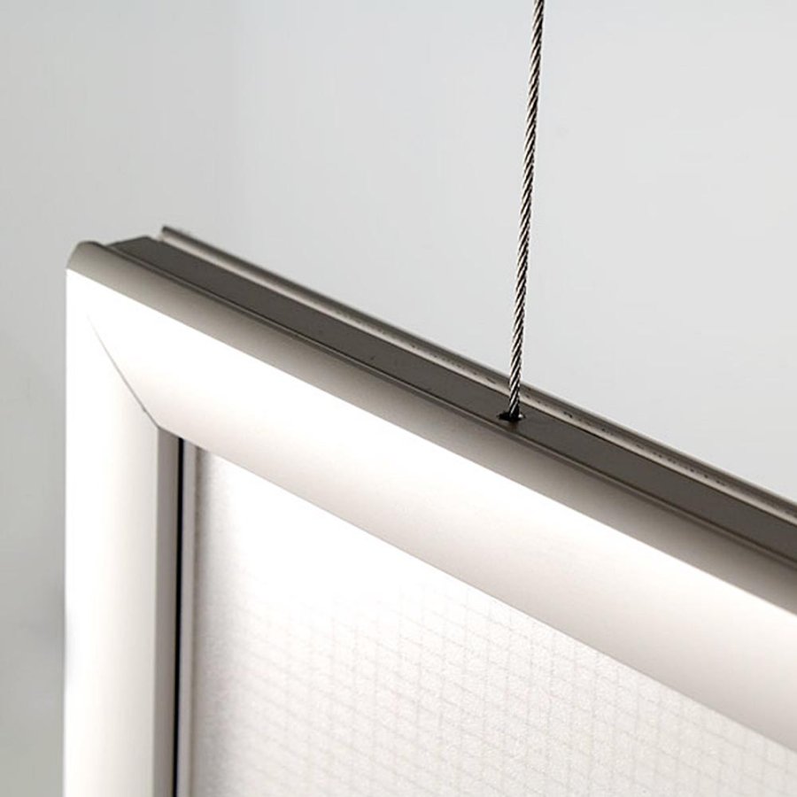 LED-Rahmen, doppeltseitig, Vertikale, A2 - 42 x 59,4 cm