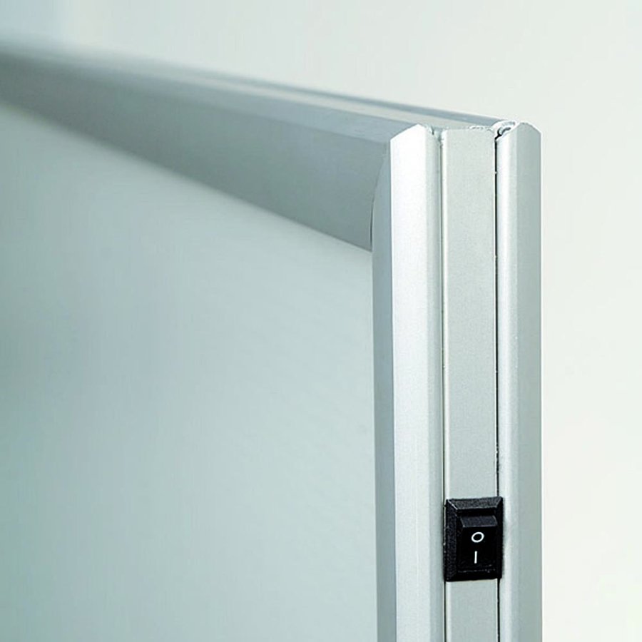 LED-Rahmen, doppeltseitig, Vertikale, B1 - 70 x 100 cm
