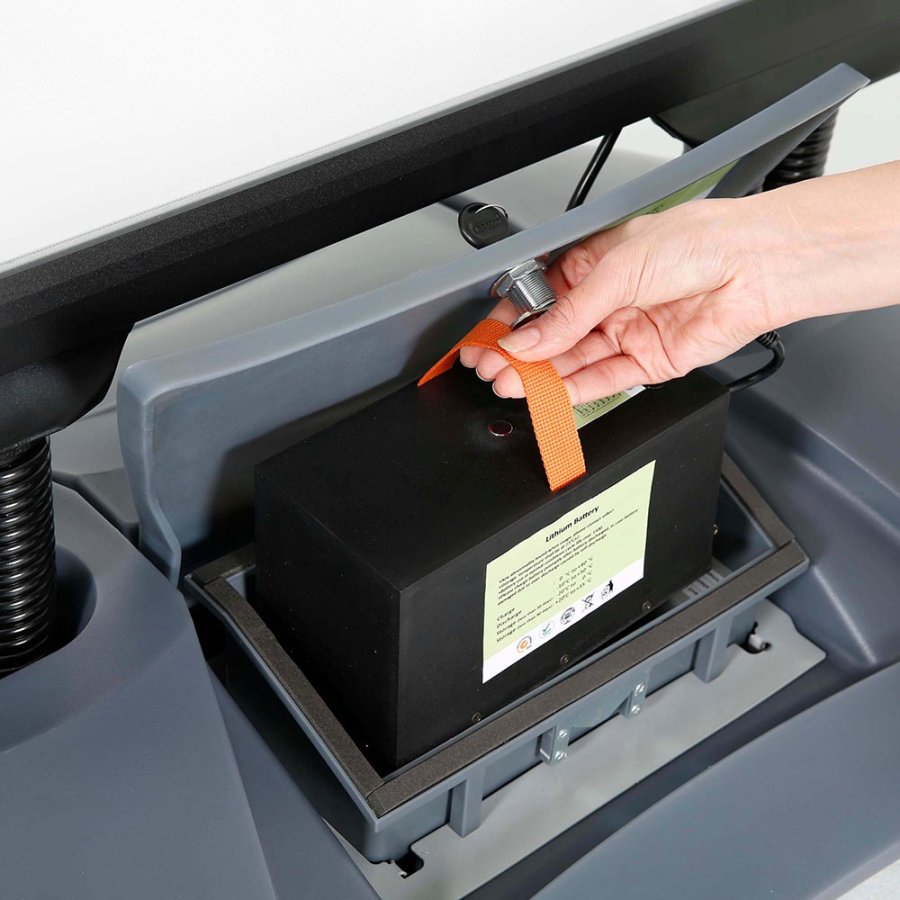 Wind-LED Pro Waterbase Kundenstopper, 44mm Rahmen, A1 - inkl. Batterie. Schwarz