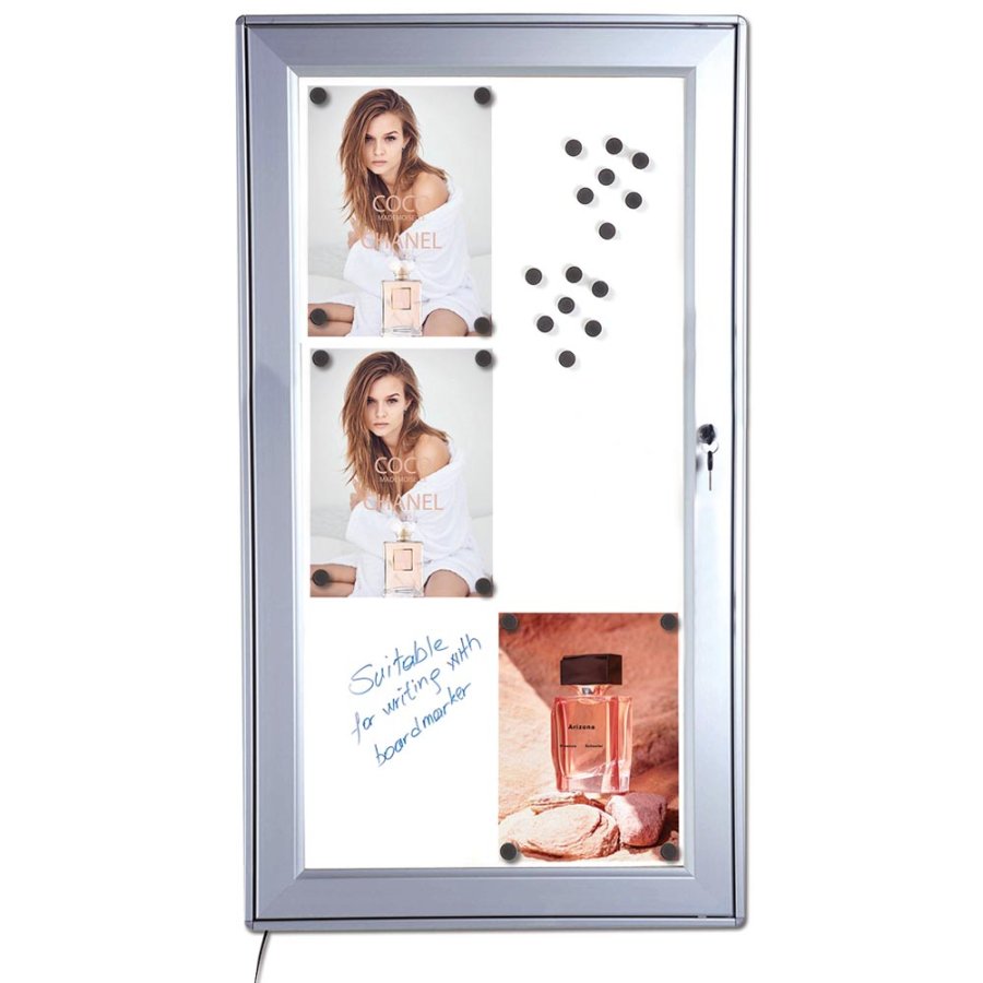 LED-Men&uuml;-Aush&auml;ngeschrank - 6xA4