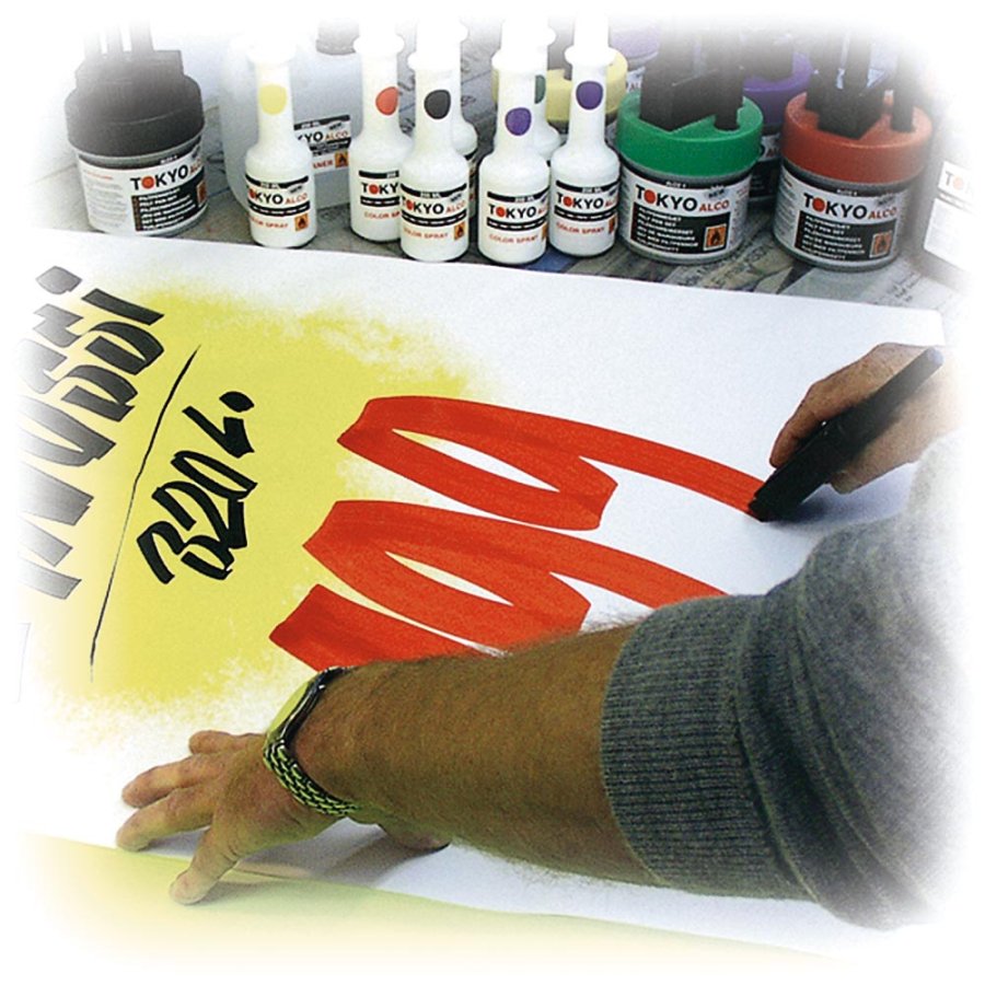 Tokyo Alco - 4 Filzstifte - Schwarz