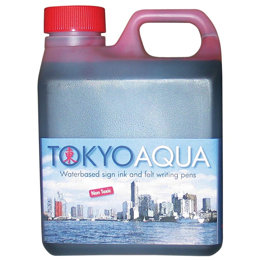 Tokyo AquKundenstopperertinte - 1L Rot