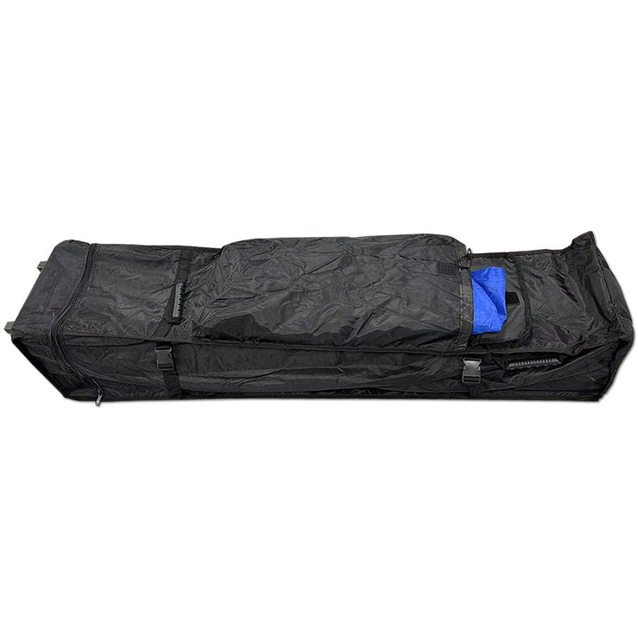 Pavillon/Veranstaltungszelt Lux aus wasserdichtem Polyester, silber/schwarz - 2x2 m