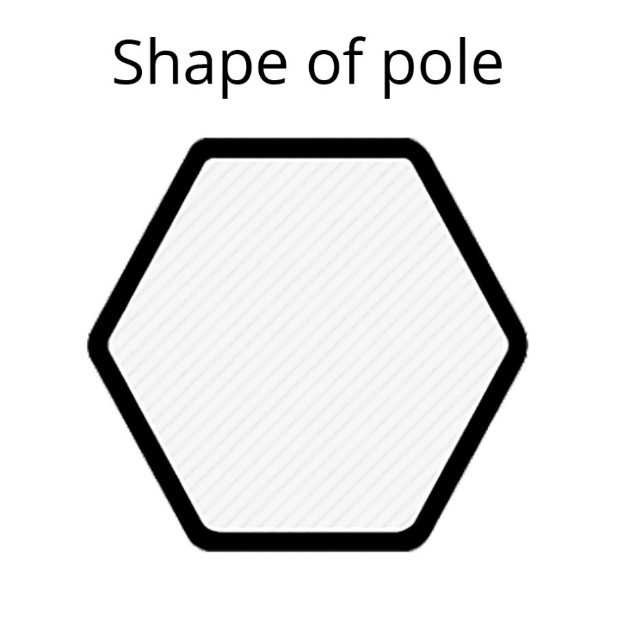 Pavillon/Veranstaltungszelt Lux aus wasserdichtem Polyester, silber/schwarz - 3x3 m