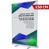 Basic Roll-up einseitig - 150x200 cm - Silber #1