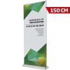 Premium Roll-up, einseitig, Kassette, silber, 150 x 160-220 cm #1