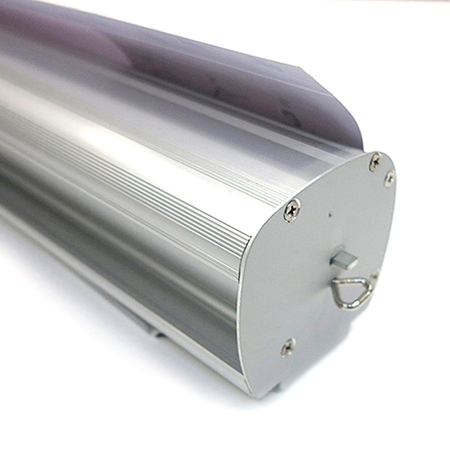 Classic Roll-up, einseitig, 80 x 200 cm - Silber