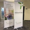 Classic Roll-up, einseitig, 80 x 200 cm - Silber #13