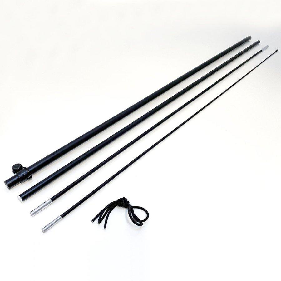 Stangensystem f&uuml;r Beachflag Outdoor Bow, Small, schwarz
