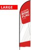 Beachflag, Outdoor-Bow, Large schwarzes Stangensytem #1