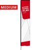 Beachflag, Outdoor Square Flag Medium, Stangensystem #1