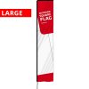 Beachflag, Outdoor Square Flag Large, Stangensystem #1