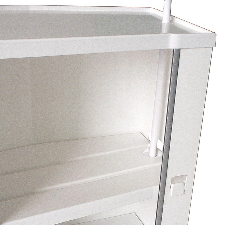 Basic Messe Theke Wei&szlig;, mit Tasche