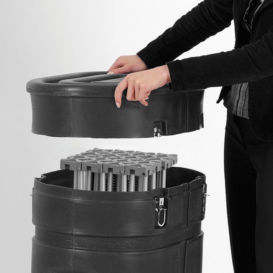 Pop-Up-Wand gebogen - 3x3