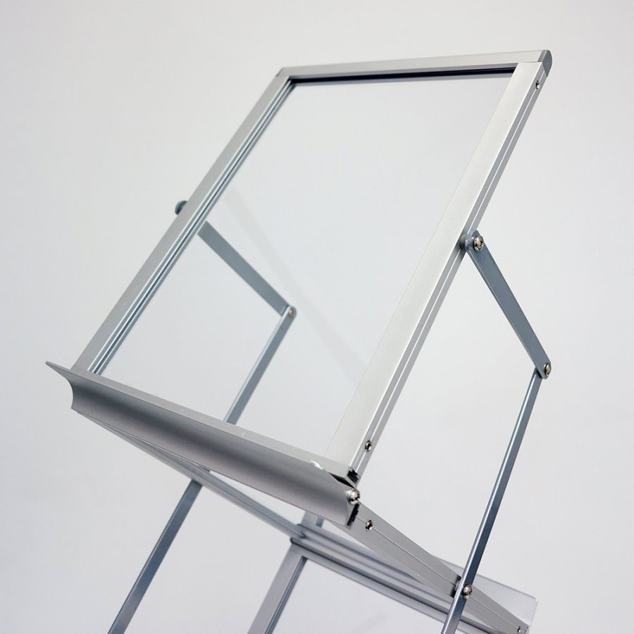 Flex-Prospektst&auml;nder, Alu/Silber, 6 x A5