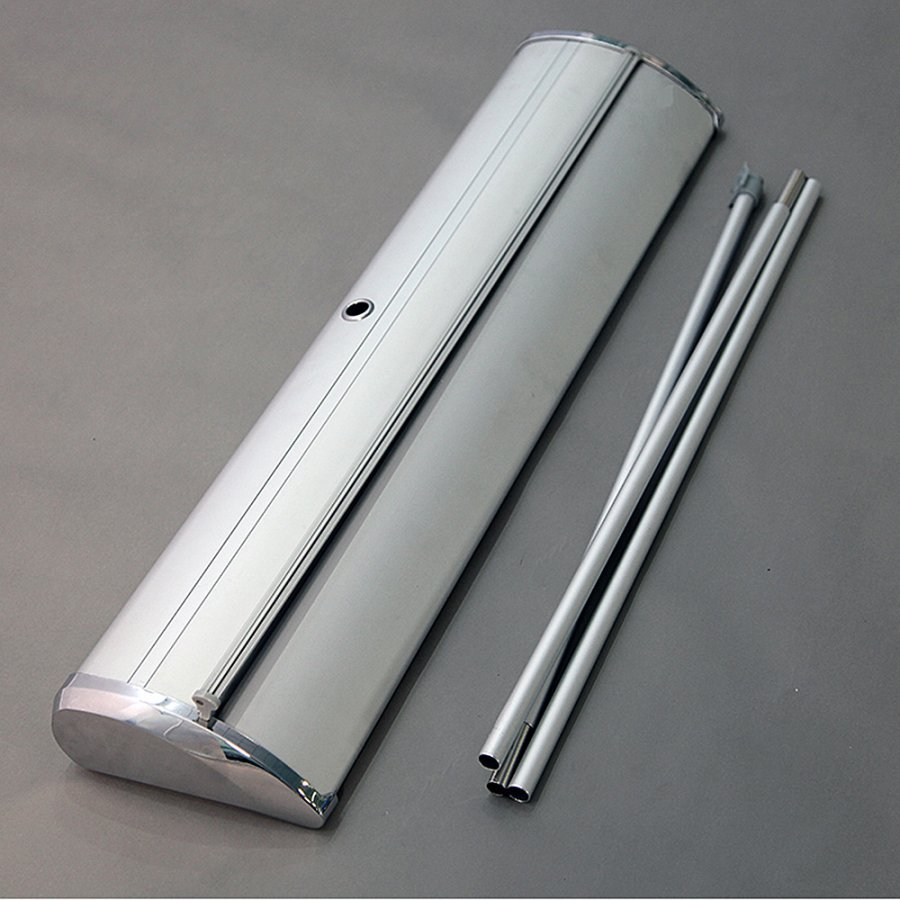 Expo Roll-up, silber, einseitig, 60 x 240 cm