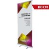 Budget Roll-Up einseitig - 80x200 cm - Silber #1