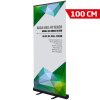 Basic Roll-up einseitig - 100x200 cm - schwarz #1