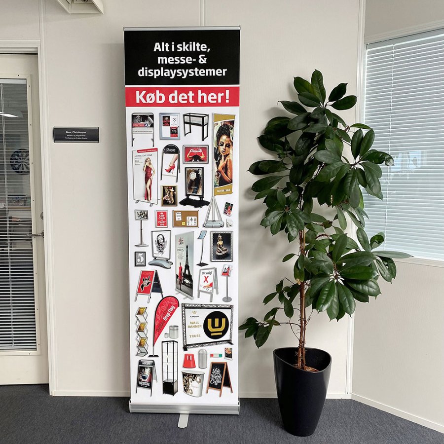 Basic Roll-up einseitig - 60x200 cm - Silber