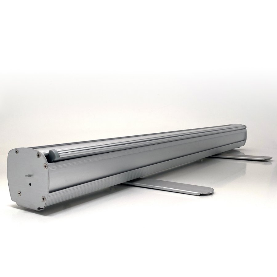 Basic Roll-up einseitig - 100x200 cm - Silber