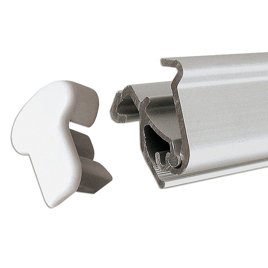 Lux Roll-up Kassette, silber, einseitig, 56 x 230 cm