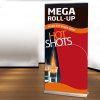 Mega Roll-up einseitig - 100x250 cm - Silber #7