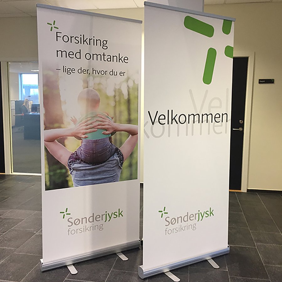 Business Roll-up, einseitig, 100 cm, Alu