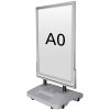 Wind-Sign Waterbase Kundenstopper - A0 - Silber #2