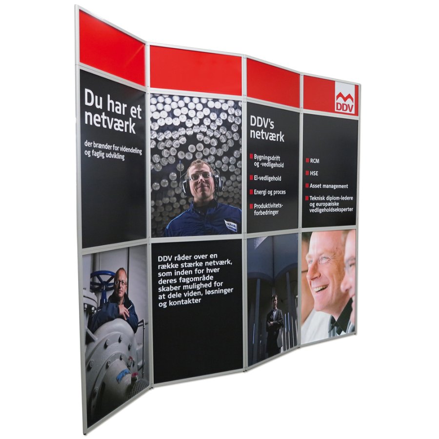 Expo Wall Messewand, 4 Sektionene, 292 x 239 cm