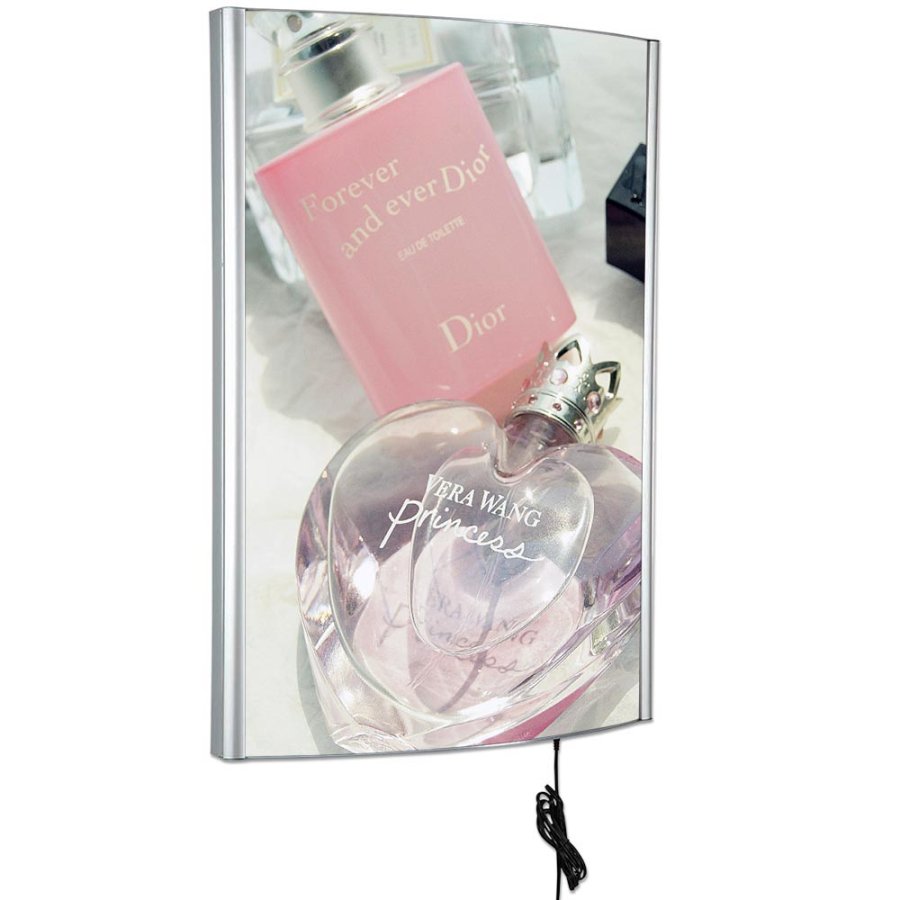 LED-Konvex-Leuchtrahmen einseitig - A1