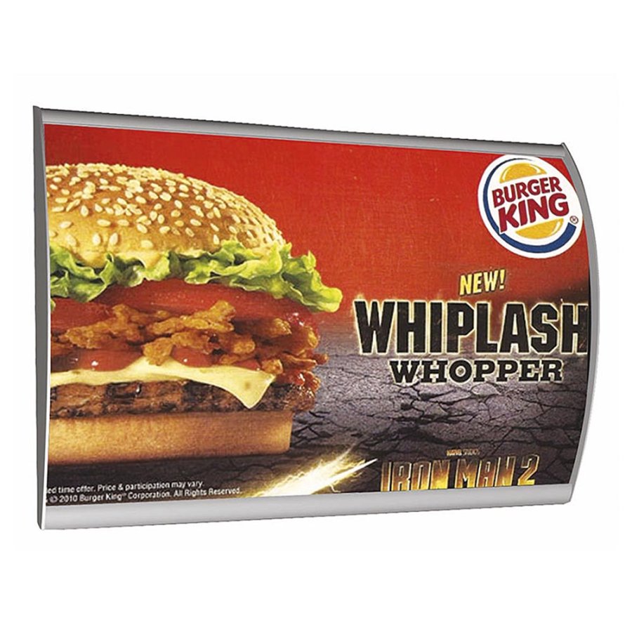 LED-Konvex-Leuchtrahmen einseitig - A1