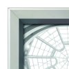 Klapprahmen mit 42mm starkem Aluminium-Sicherheitsrahmenprofil, silber - 70 x 100 cm #2