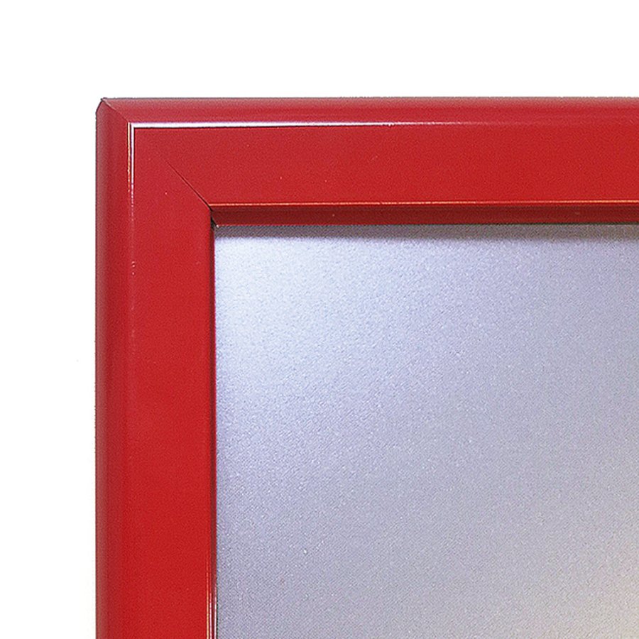 Klapprahmen mit 32mm Aluminium-Flachprofil, rot - 70 x 100 cm