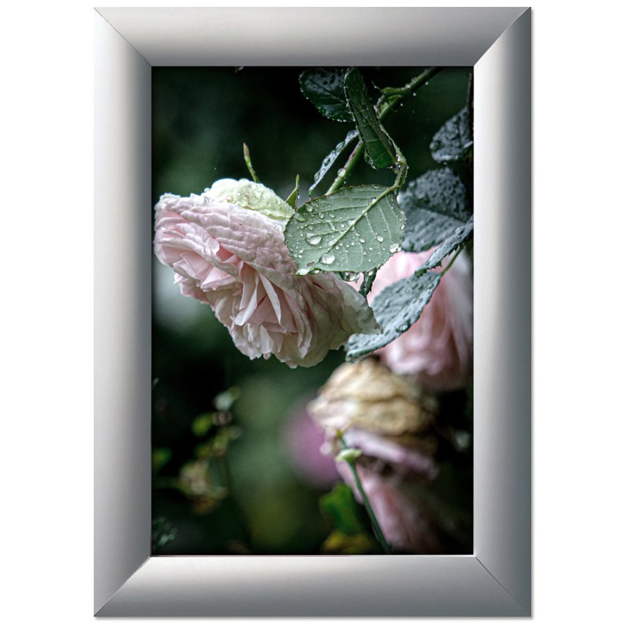 Klapprahmen mit 45mm Aluminiumprofil, silber - 100 x 140 cm