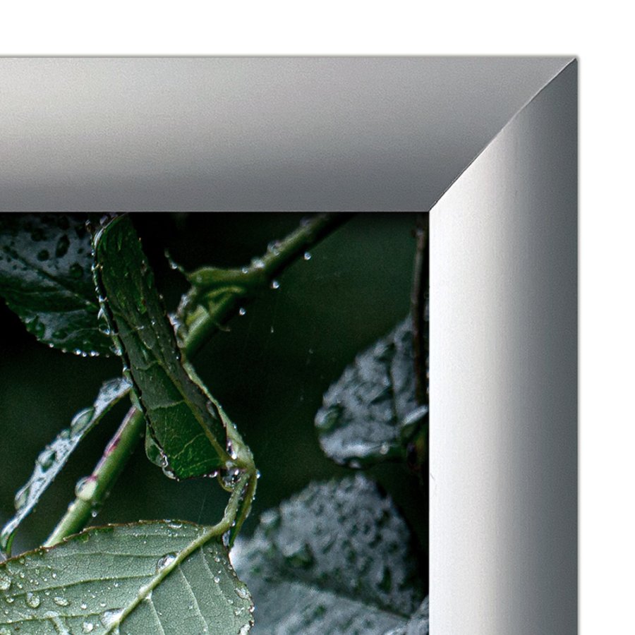 Klapprahmen mit 45mm Aluminiumprofil, silber - 100 x 200 cm