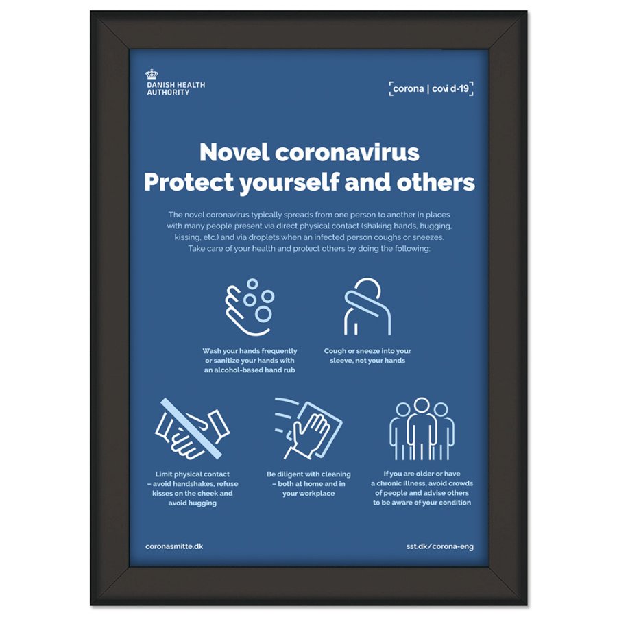 Klapprahmen mit 32mm Aluminium-Flachprofil, schwarz - A1