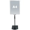 Flexst&auml;nder mit wei&szlig;em Kunststoffrahmen, A4 #1
